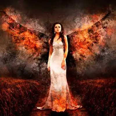 Ангел с крыльями аватарка инстаграм