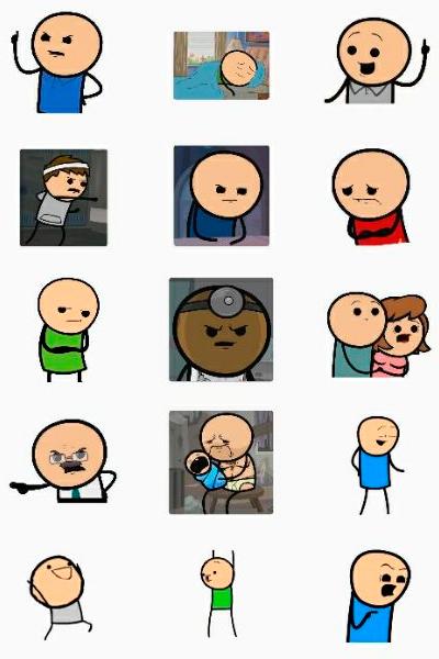 Cyanide And Happiness стикеры ватсап