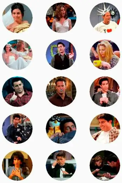 Сериал Друзья стикеры ватсап