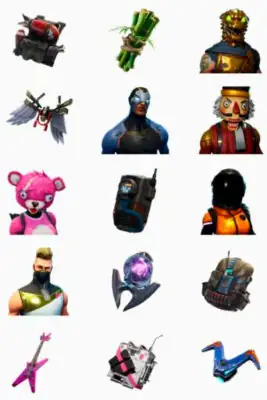 Стикеры для ватсап Fortnite