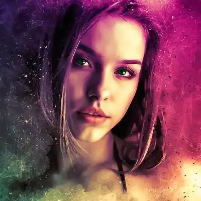 Красивая девушка абстракция аватарка инстаграм