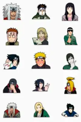 Стикеры для ватсап Наруто