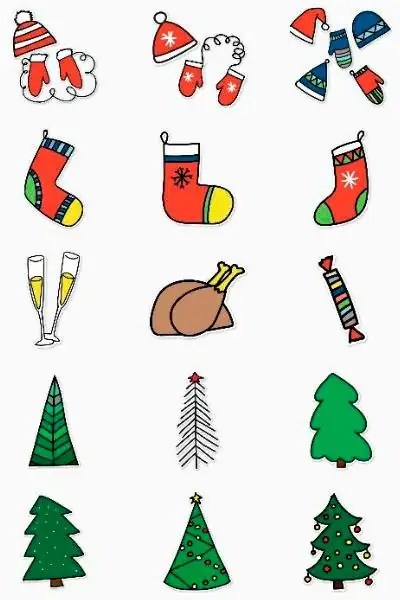 Рождество стикеры ватсап