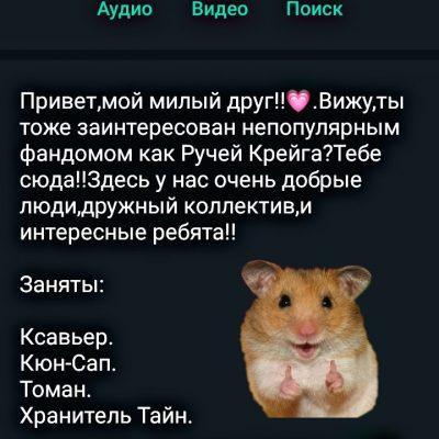 Ручей Крейга группа Ватсап