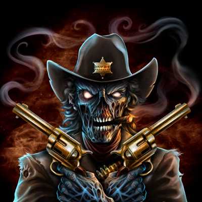 Шериф-зомби аватарка ватсап