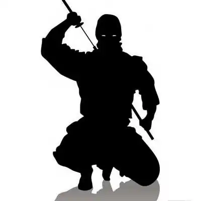 Воин в черном костюме аватарка ватсап
