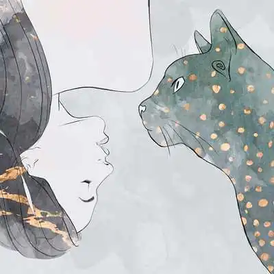 Женщина с кошкой аватарка инстаграм