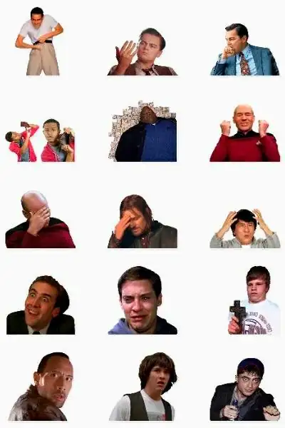 Знаменитые мемы стикеры ватсап